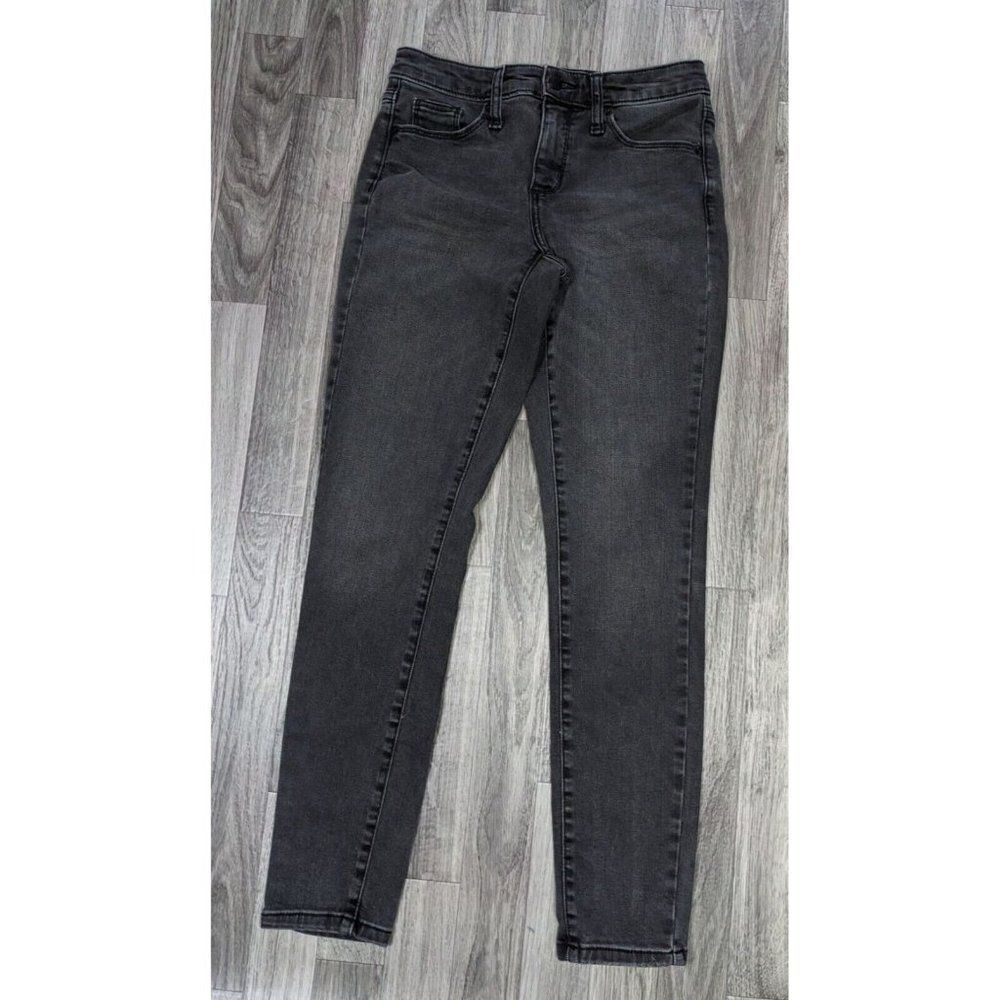 (3/$35) Universal Thread Size 0 / 25 Skinny High Rise Pockets Grey Black Jeans‎